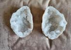 Prachtige geode-set van Bergkristal *nieuw*, Ophalen of Verzenden, Mineraal