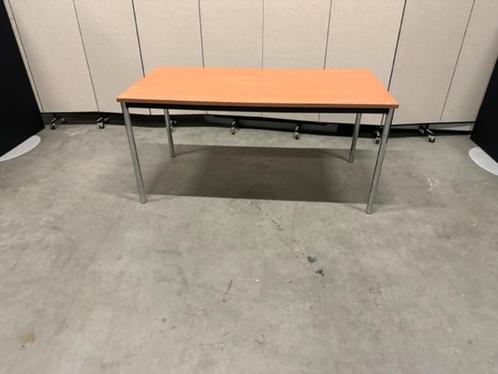 Kantinetafel / tafel / eettafel 160x80xH75 cm, 1 stuk, Huis en Inrichting, Tafels | Eettafels, Gebruikt, 50 tot 100 cm, 150 tot 200 cm