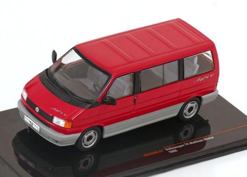 Jsn IXO 1:43 Volkswagen T4 Multivan Allstar 1992 rood grijs, Hobby en Vrije tijd, Modelauto's | 1:43, Nieuw, Auto, Overige merken