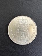 Zilveren 10 gulden munt, koningin Juliana 1973, Postzegels en Munten, Munten | Nederland, Koningin Juliana, Zilver, Losse munt