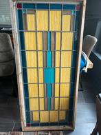 2 stuks Glas in loodramen, Doe-het-zelf en Verbouw, Glas en Ramen, Ophalen, Minder dan 80 cm, Glas in lood