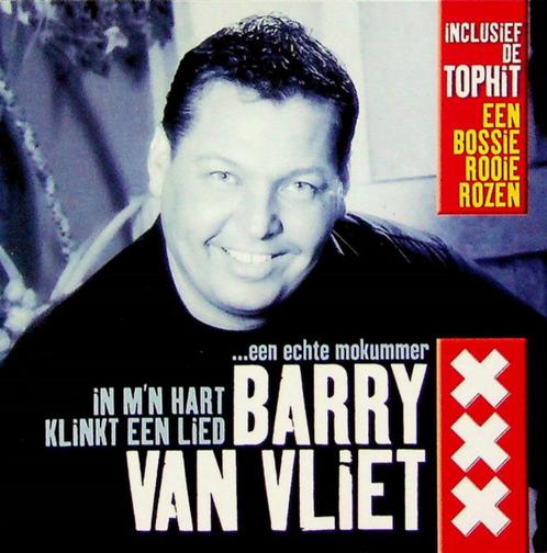 CD BARRY VAN VLIET IN M'N HART AMSTERDAM VOLKSLIED SMARTLAP, Cd's en Dvd's, Cd's | Nederlandstalig, Zo goed als nieuw, Levenslied of Smartlap