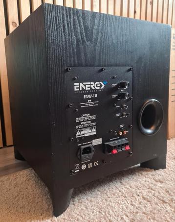 Energy ESW-10 Actieve Subwoofer 400 Watt RMS 28 Hz beschikbaar voor biedingen