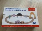 Houten kampeerautoset op rails, Ophalen of Verzenden, Zo goed als nieuw, Overige typen