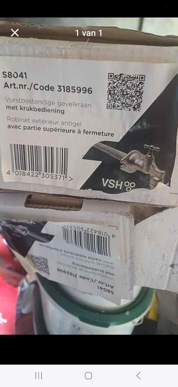 Buiten kranen 2 stuks  beschikbaar voor biedingen