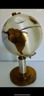 Vintage wereldbol sigarettendispenser – jaren ’60, metaal, Huis en Inrichting, Woonaccessoires | Wereldbollen, Ophalen of Verzenden