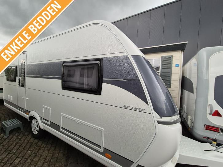 Hobby De Luxe 540 UL 2023 nieuwstaat,tent,luifel 28250,-, Caravans en Kamperen, Caravans, Particulier, Rondzit, Hobby, 2 aparte bedden