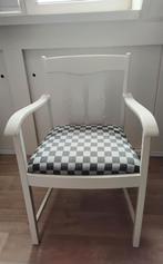 Oude eiken armstoel., Ophalen, Hout, Gebruikt, Wit