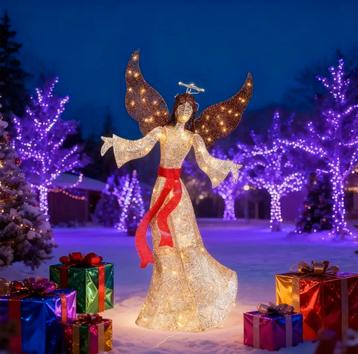Kerstverlichting buiten engel nieuw in doos beschikbaar voor biedingen