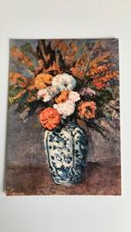 Vaas bloemen. Kunstkaart. Paul Cezanne, Verzamelen, Ansichtkaarten | Themakaarten, Ongelopen, Verzenden
