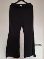 Nieuwe zwarte glitter flared broek maat XL, Zwart, Maat 46/48 (XL) of groter, Nieuw, Ophalen of Verzenden