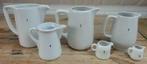 Diverse grote witte porseleinen kannen en kannetje, Ophalen of Verzenden