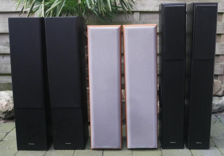 Floorstand Speakers te koop, Audio, Tv en Foto, Luidsprekers, Zo goed als nieuw, Front, Rear of Stereo speakers, 120 watt of meer