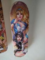 Alice in wonderland skateboard deck Eric Basaldua zenescope, Sport en Fitness, Skateboarden, Ophalen, Zo goed als nieuw, Skateboard