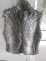bodywarmer gilet imitatie bont maat S zilver grijs taupe, Ophalen of Verzenden, Maat 36 (S), Grijs, Onbekend
