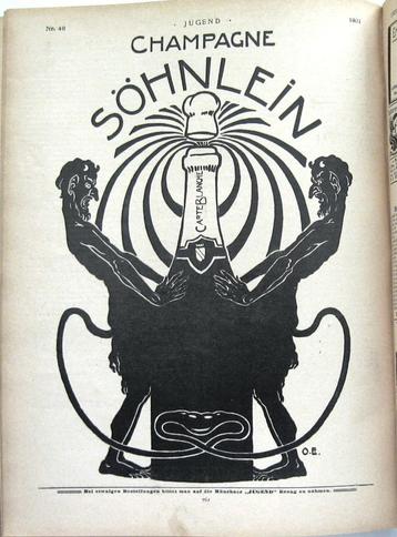 Jugend 1901 Band 2 (nr 27 t/m 53 Jugendstil Art Nouveau beschikbaar voor biedingen
