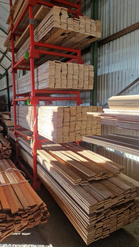 Vuren latten planken lambrisering ( 232 ), Doe-het-zelf en Verbouw, Hout en Planken, Gebruikt, Plank, Overige houtsoorten, Minder dan 200 cm