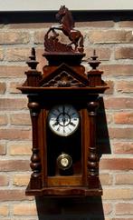 Mooie kleine paardjesklok regulateur, Antiek en Kunst, Antiek | Klokken, Ophalen of Verzenden