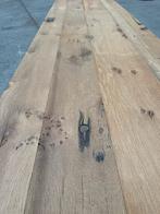 46m2 oud eiken vloer gebinten lengtes tot 400cm 20&16 breed, Ophalen, Gebruikt, Vloerdelen of -planken, 10 tot 30 cm
