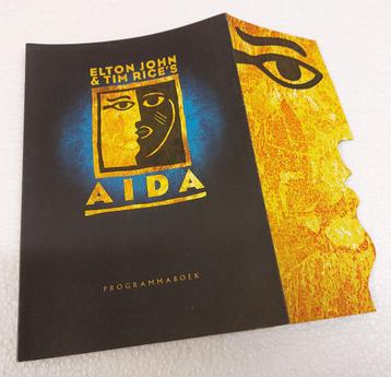 Aida The Musical PROGRAMMA BOEK 2001 Elton John Tim Rice beschikbaar voor biedingen