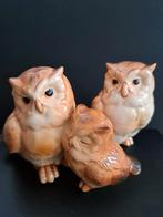 Keramieke uilen familie, Ophalen of Verzenden, Zo goed als nieuw, Dier