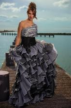 Zebra Gown, Verzenden, Zwart, Zo goed als nieuw, Maat 36 (S)