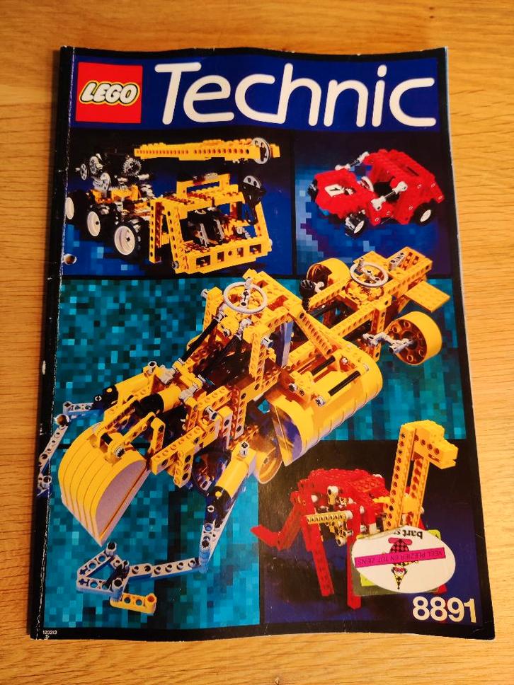 8891 Technic Lego Idea Book, Kinderen en Baby's, Speelgoed | Duplo en Lego, Gebruikt, Lego, Complete set, Ophalen of Verzenden