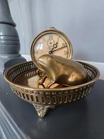 Prachtig antiek Art Deco opengewerkt koperen dienblad €12.50, Ophalen of Verzenden