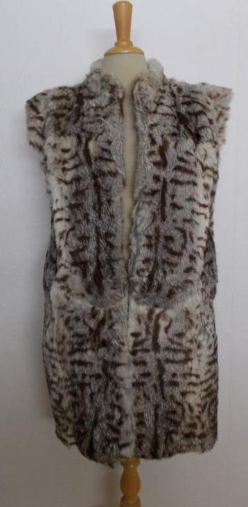 Mooi konijnen bont gilet/vest! L beschikbaar voor biedingen