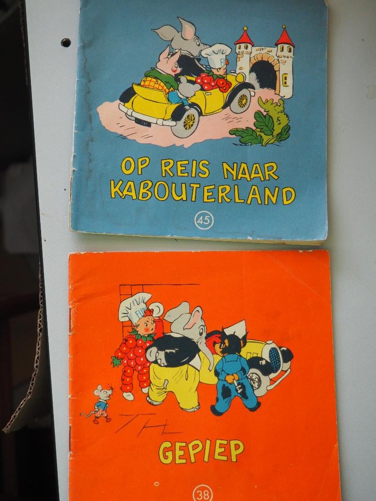 2 Flipje boekjes nr 38 en 45 38 Gepiep 45 op reis naar kabou, Gelezen, 5 of 6 jaar, Jongen of Meisje, Redactie de Betuwe Tiel