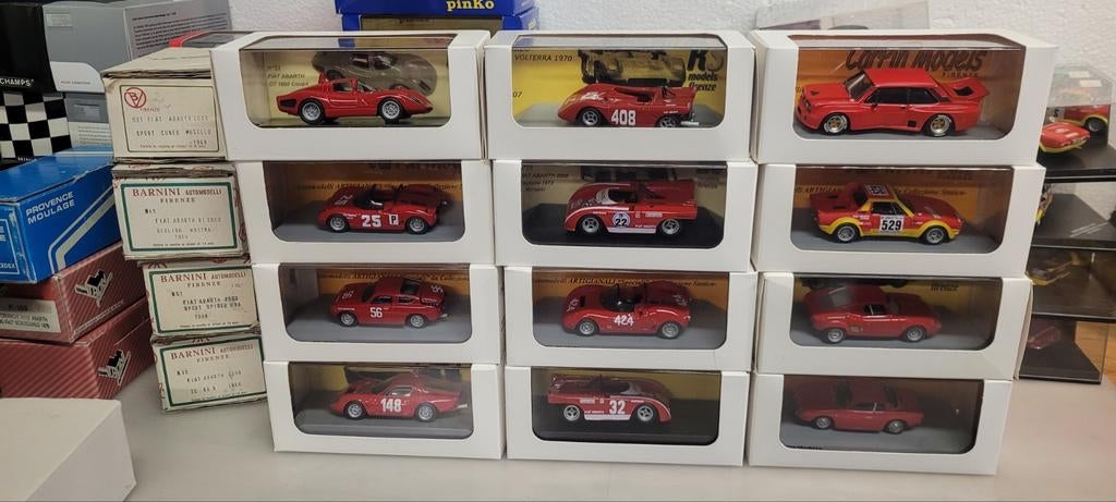 RS Models/CarPin Models Fiat Abarth serie, Ophalen of Verzenden, Zo goed als nieuw, Auto, Overige merken