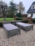 Twee identieke bedden met matras zgan, 90 cm, Eenpersoons, Ophalen of Verzenden, Zo goed als nieuw