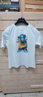 Billie Eilish t-shirt, Maat 38/40 (M), Wit, Nieuw, Ophalen of Verzenden