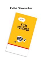 2x Pathé bioscoop voucher | Alle dagen geldig | T/m 31-08-25, Twee personen, Cadeaubon, Overige typen