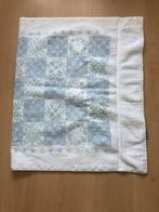 Mooie kwaliteit badhanddoek 120 x 70 cm met print gebruikt, Ophalen of Verzenden, Gebruikt, Blauw, Handdoek