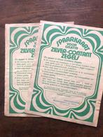 Volle Spaarkaart Zilver-Contant Zegels, Ophalen of Verzenden, Winkel, Super of Benzinepomp, Volle spaarkaart