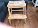 Krukje/ opstapje, Ophalen, Zo goed als nieuw, Hout