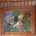 TE KOOP EEN PRACHTIG SCHILDERIJ OP LINNEN GESCHILDERD, Antiek en Kunst, Kunst | Schilderijen | Klassiek, Ophalen of Verzenden