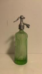 Groene spuitwater fles, Antiek en Kunst, Verzenden