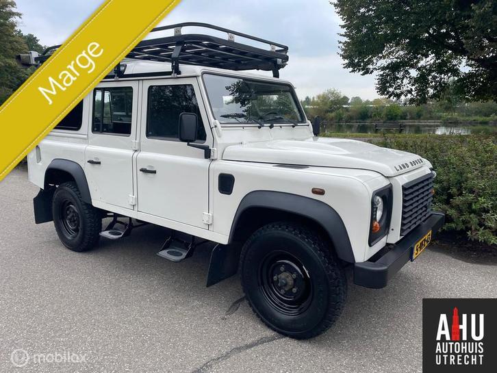 Land Rover Defender 2.4 TD SW 110/Grijs Kenteken/Camper, Auto's, Bestelauto's, Bedrijf, Te koop, ABS, Airconditioning, Alarm, Centrale vergrendeling