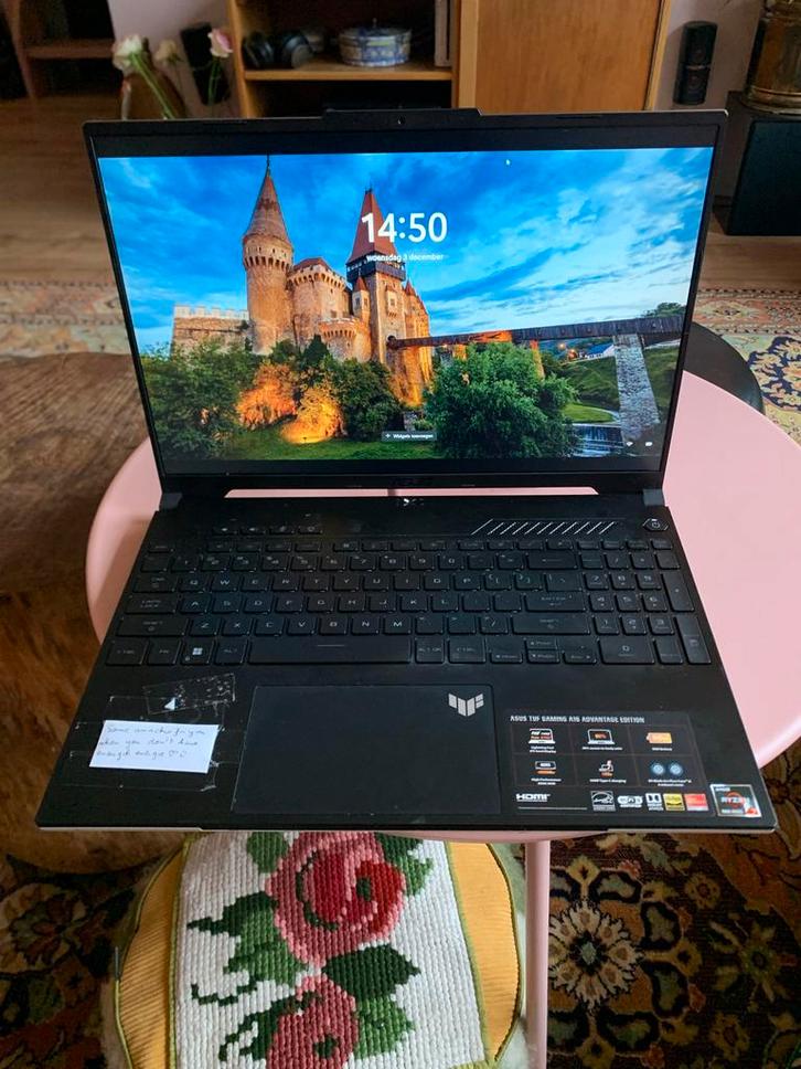 Gaming Laptop Asus Tuf A16, Computers en Software, Windows Laptops, Zo goed als nieuw, 16 inch, SSD, 3 tot 4 Ghz, 16 GB, Qwerty