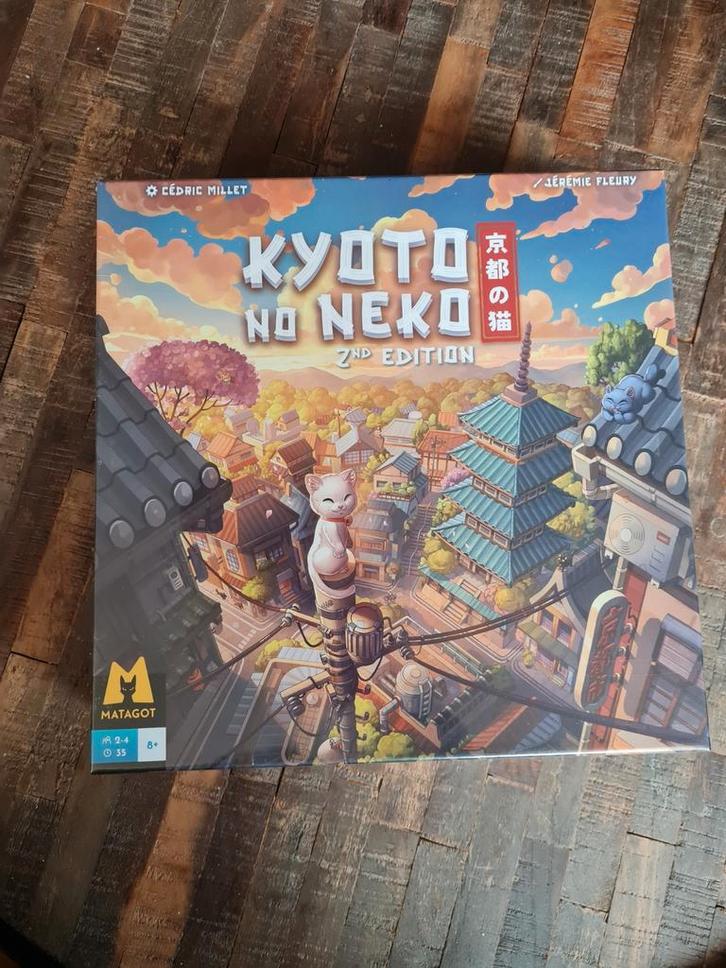 Kyoto no Neko Bordspel, Hobby en Vrije tijd, Gezelschapsspellen | Bordspellen, Nieuw, Een of twee spelers, Drie of vier spelers