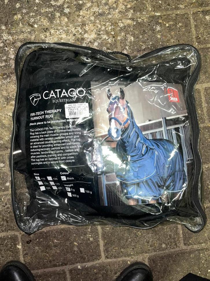 Regendeken therapie deken CATAGO Fir-Tech 0 g nieuw 115/165, Dieren en Toebehoren, Paarden en Pony's | Dekens en Dekjes, Nieuw