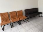 Nette eettafel set 3 stoelen 1 bank, Huis en Inrichting, Stoelen, Ophalen, Overige kleuren, Drie, Zo goed als nieuw