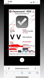 Feyenoord - Psv tickets te koop, Tickets en Kaartjes, Twee personen