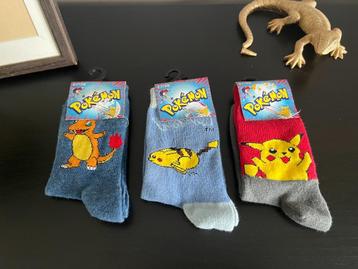 Vintage Pokémon Socks 2001 - Set of 3 beschikbaar voor biedingen