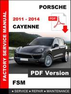 Porsche Cayenne 2010-2016 92A workshop manual op DVD in PDF, Auto diversen, Verzenden