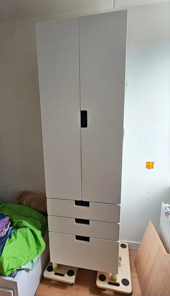 Witte IKEA Stuva Kast, Huis en Inrichting, Kasten | Kledingkasten, Gebruikt, 150 tot 200 cm, 50 tot 100 cm, 50 tot 75 cm, Met lade(s)