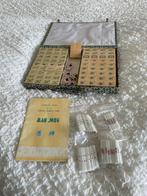 Vintage Mahjong Set - Compleet!, Drie of vier spelers, Ophalen of Verzenden, Nieuw, Reisspel