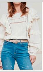 Fabienne Chapot Katie top/ blouse maat 42 *nieuw *, Kleding | Dames, Blouses en Tunieken, Beige, Maat 42/44 (L), Nieuw, Ophalen of Verzenden